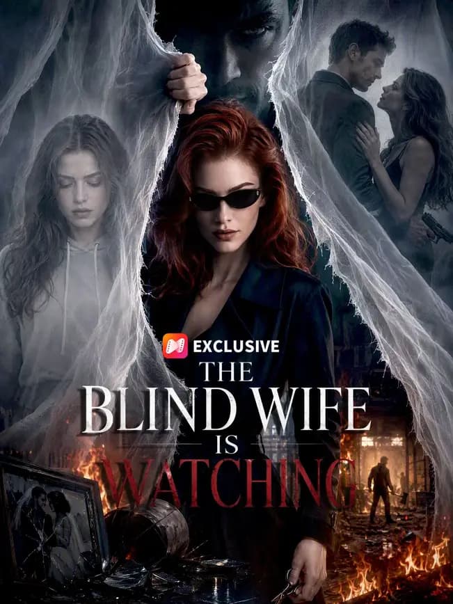 Official poster of The Blind Wife Is Watching, as shown on NetShort