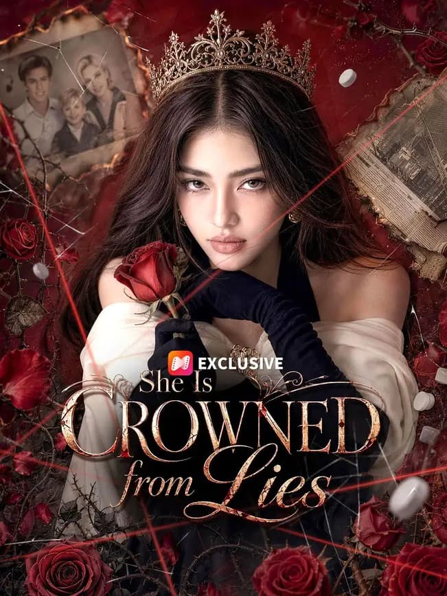 Official poster of She is crowned from lies, as shown on NetShort