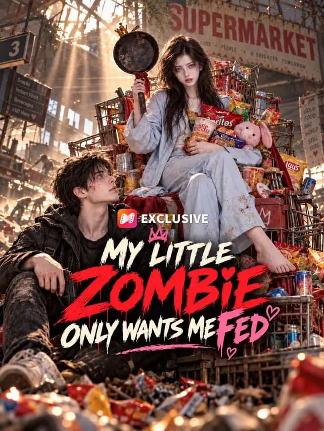 Official poster of My Little Zombie Only Wants Me Fed, as shown on NetShort