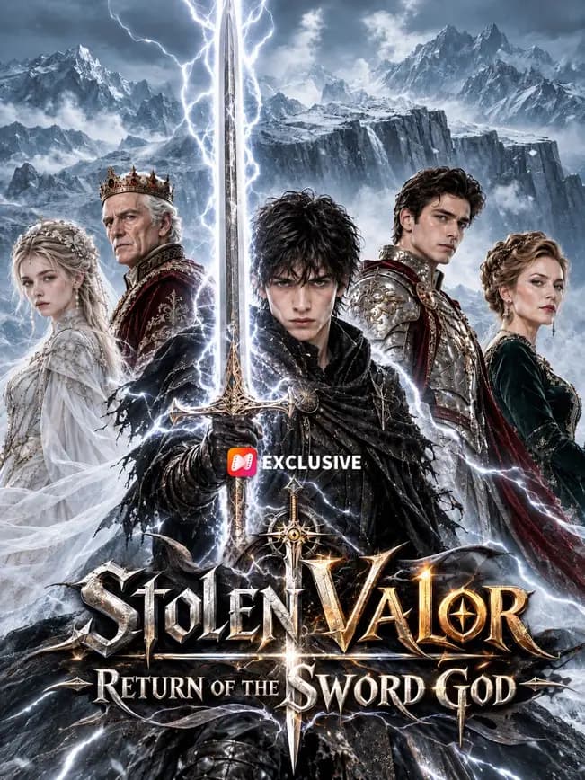 Official poster of Stolen Valor: Return of the Sword God, as shown on NetShort