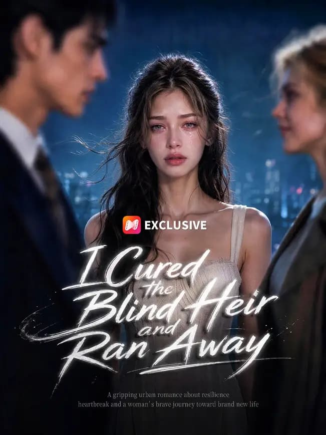 Official poster of I Cured the Blind Heir and Ran Away, as shown on NetShort