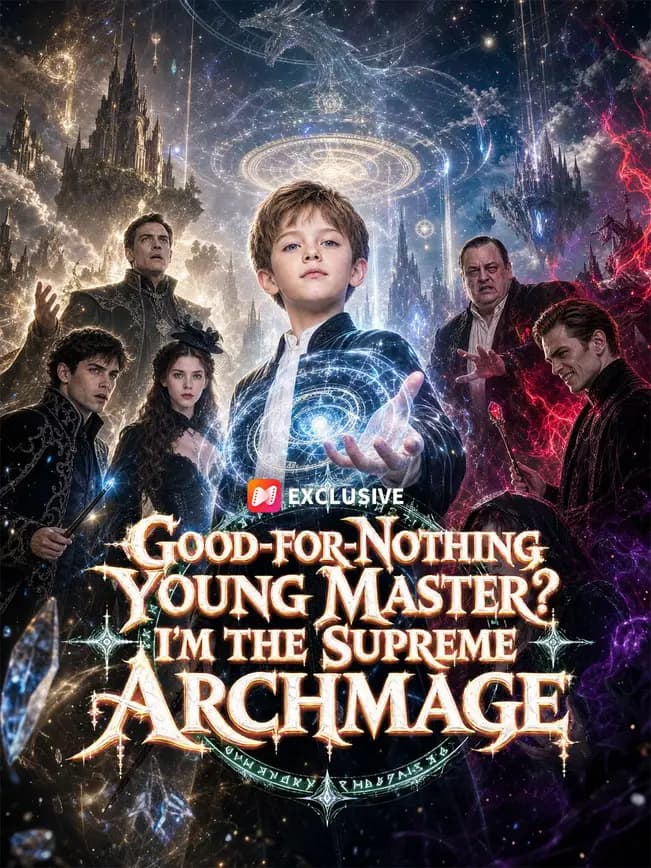 Official poster of Good-for-Nothing Young Master? I'm the Supreme Archmage, as shown on NetShort