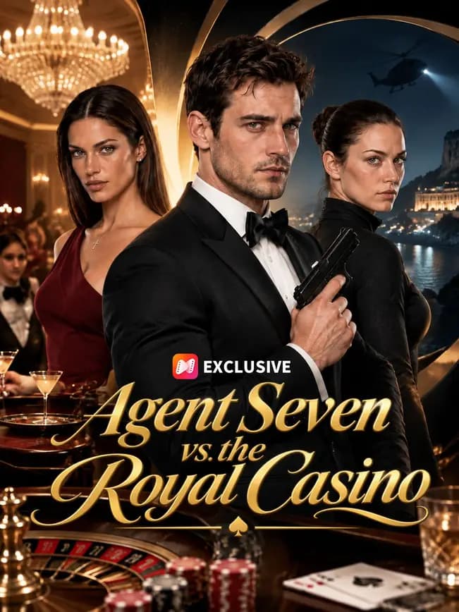 Official poster of Agent Seven vs. the Royal Casino, as shown on NetShort