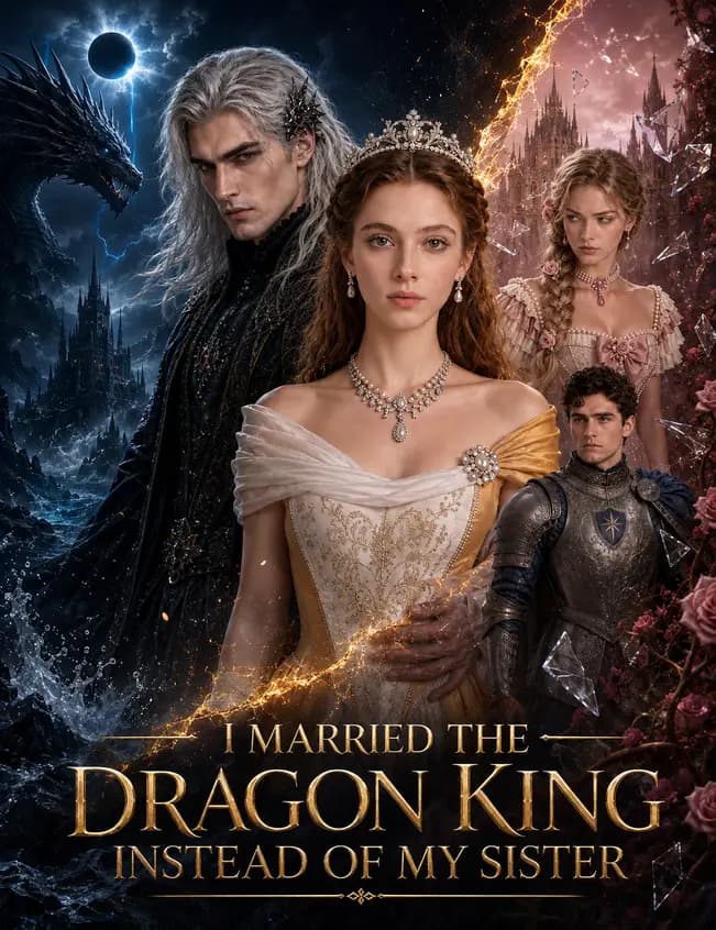 Official poster of I married the Dragon King instead of my sister, as shown on NetShort