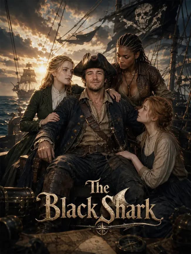Official poster of The Black Shark, as shown on NetShort