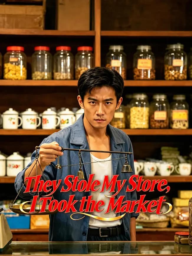 Official poster of They Stole My Store, I Took the Market, as shown on NetShort