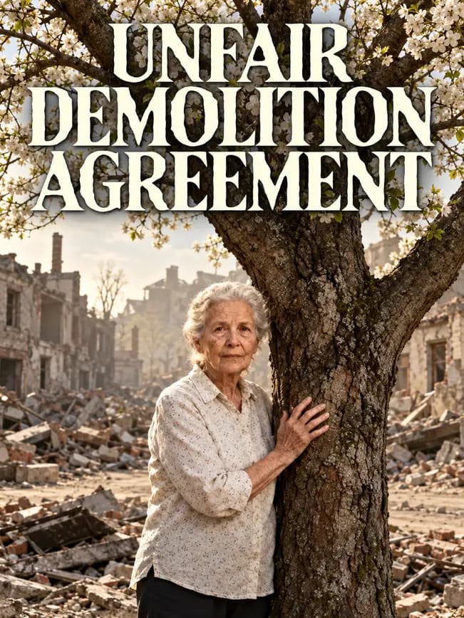 Official poster of Unfair Demolition Agreement, as shown on NetShort