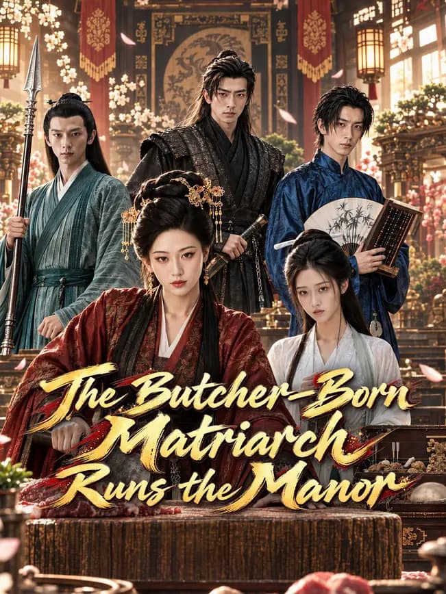 Official poster of The Butcher-Born Matriarch Runs the Manor, as shown on NetShort
