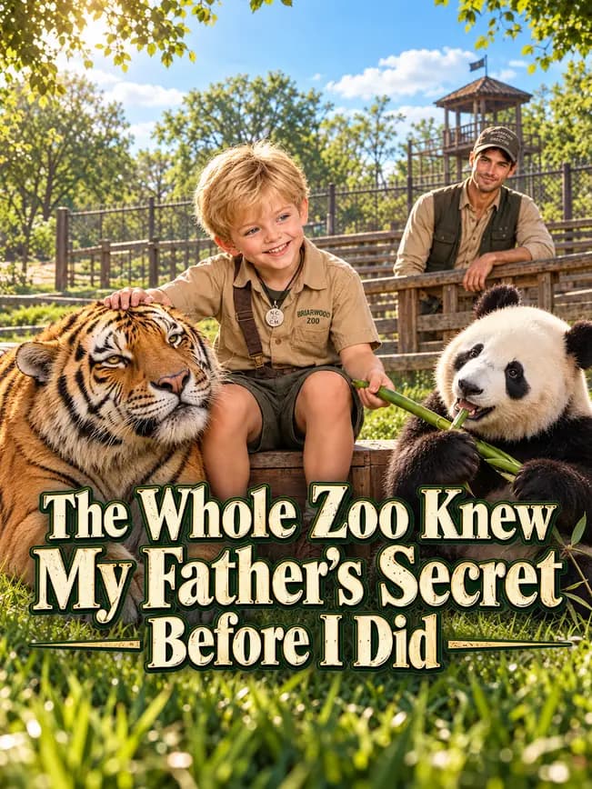 Official poster of The Whole Zoo Knew My Father's Secret Before I Did, as shown on NetShort