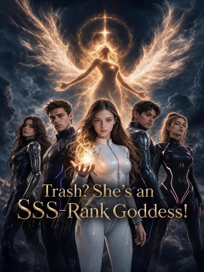 Official poster of Trash?She's an SSS-Rank Goddess!, as shown on NetShort