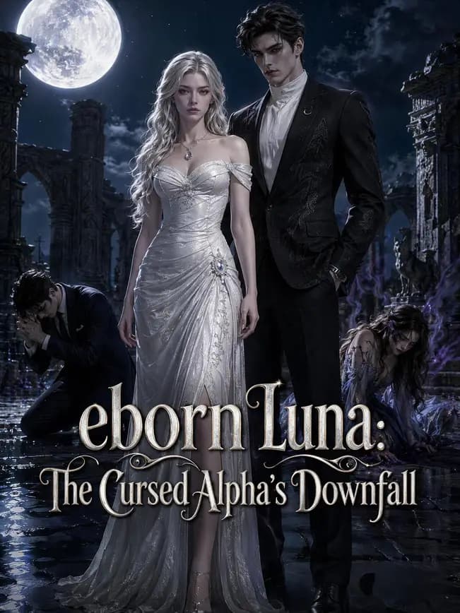 Official poster of eborn Luna: The Cursed Alpha's Downfall, as shown on NetShort