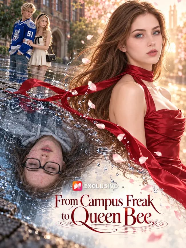 Official poster of From Campus Freak to Queen Bee, as shown on NetShort
