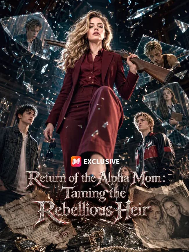 Official poster of Return of the Alpha Mom: Taming the Rebellious Heir, as shown on NetShort