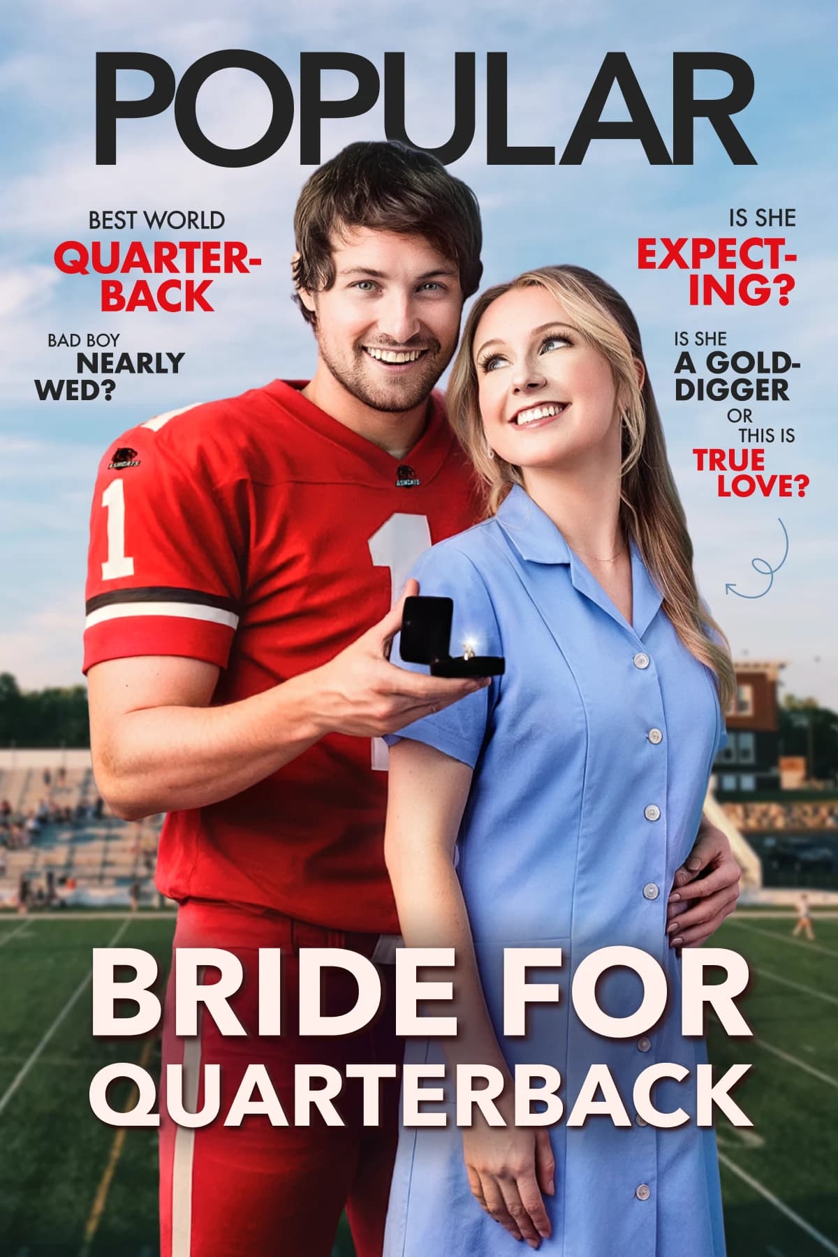 Official poster of Bride for Quarterback, as shown on My Drama