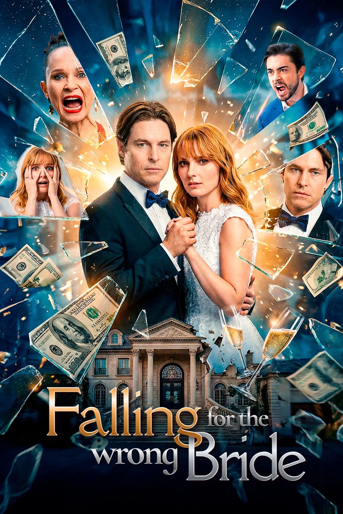 Official poster of Falling for the Wrong Bride, as shown on My Drama