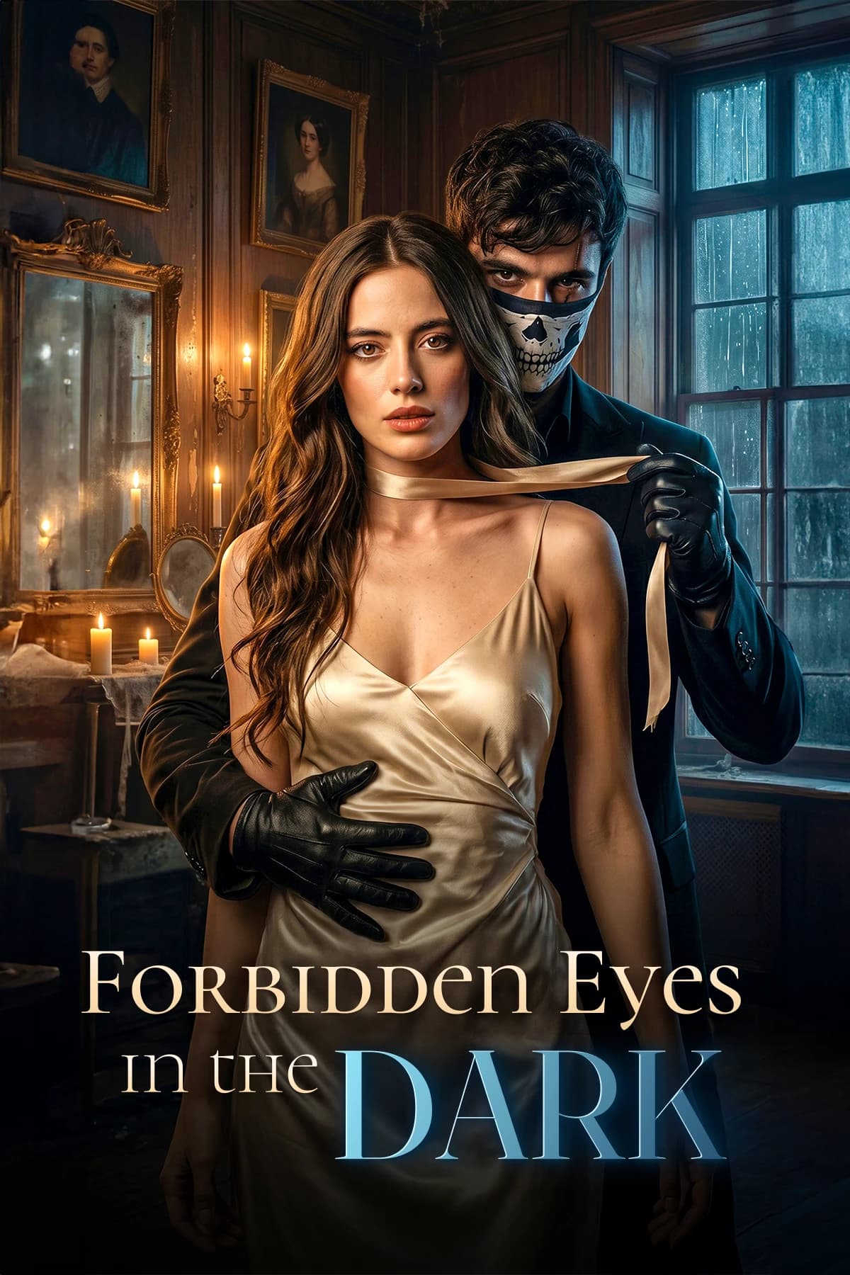 Official poster of Forbidden Eyes in the Dark, as shown on My Drama