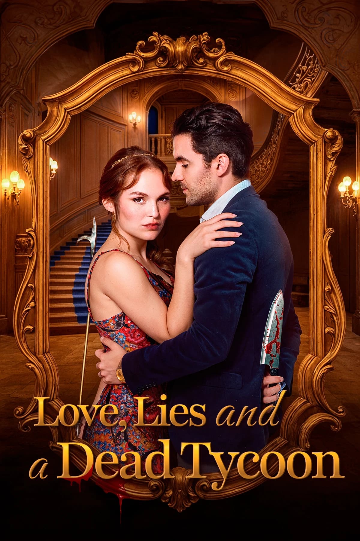 Official poster of Love, Lies and a Dead Tycoon, as shown on My Drama