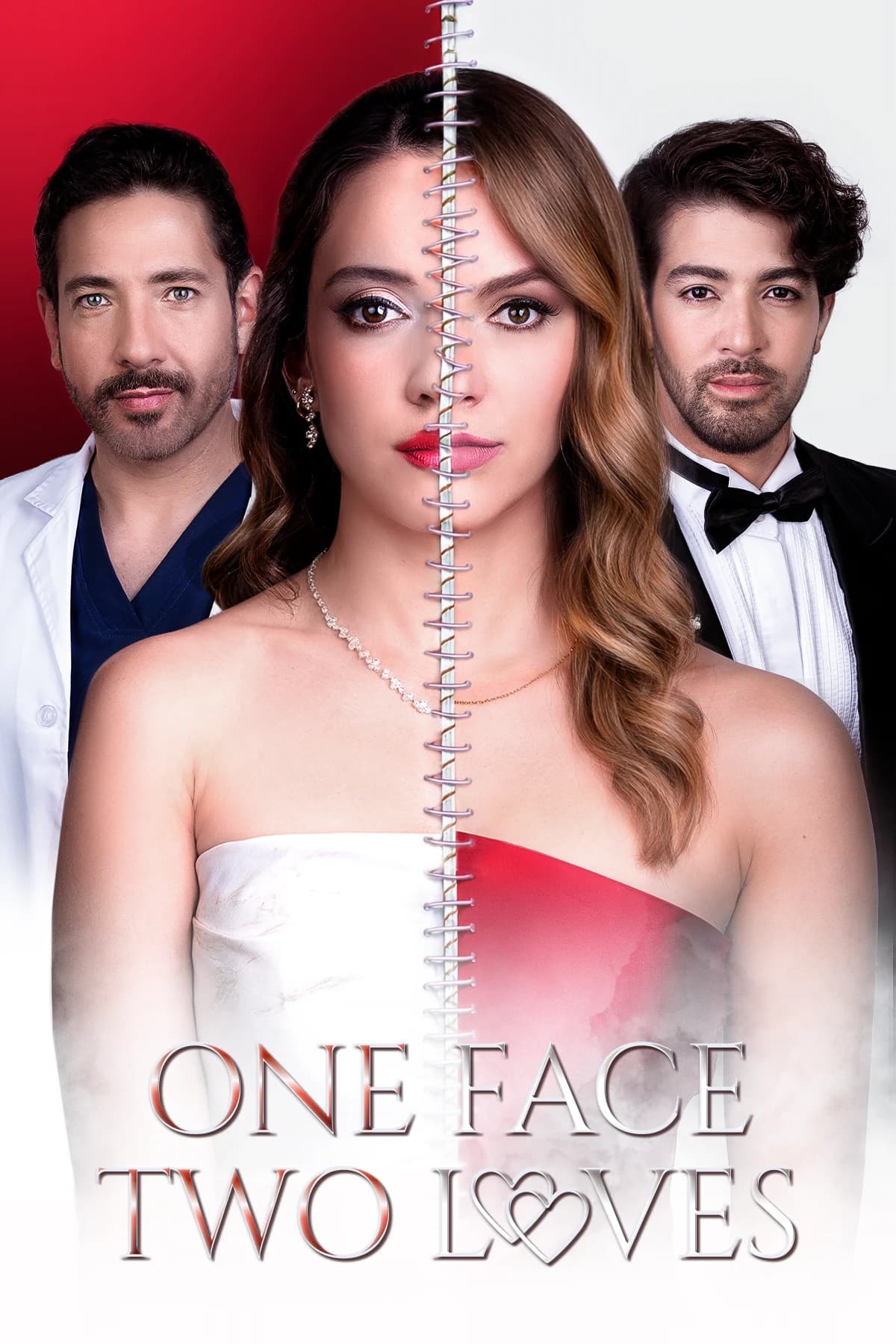 Official poster of One Face Two Loves, as shown on My Drama