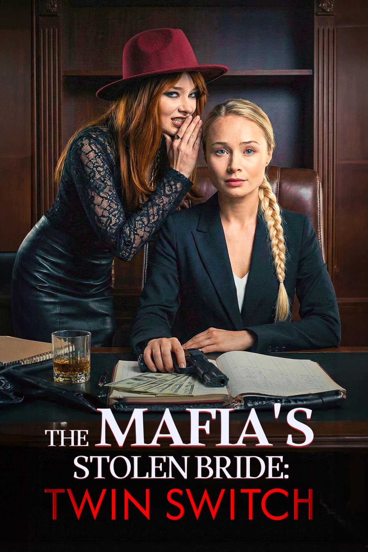 Official poster of The Mafia's Stolen Bride: Twin Switch, as shown on My Drama