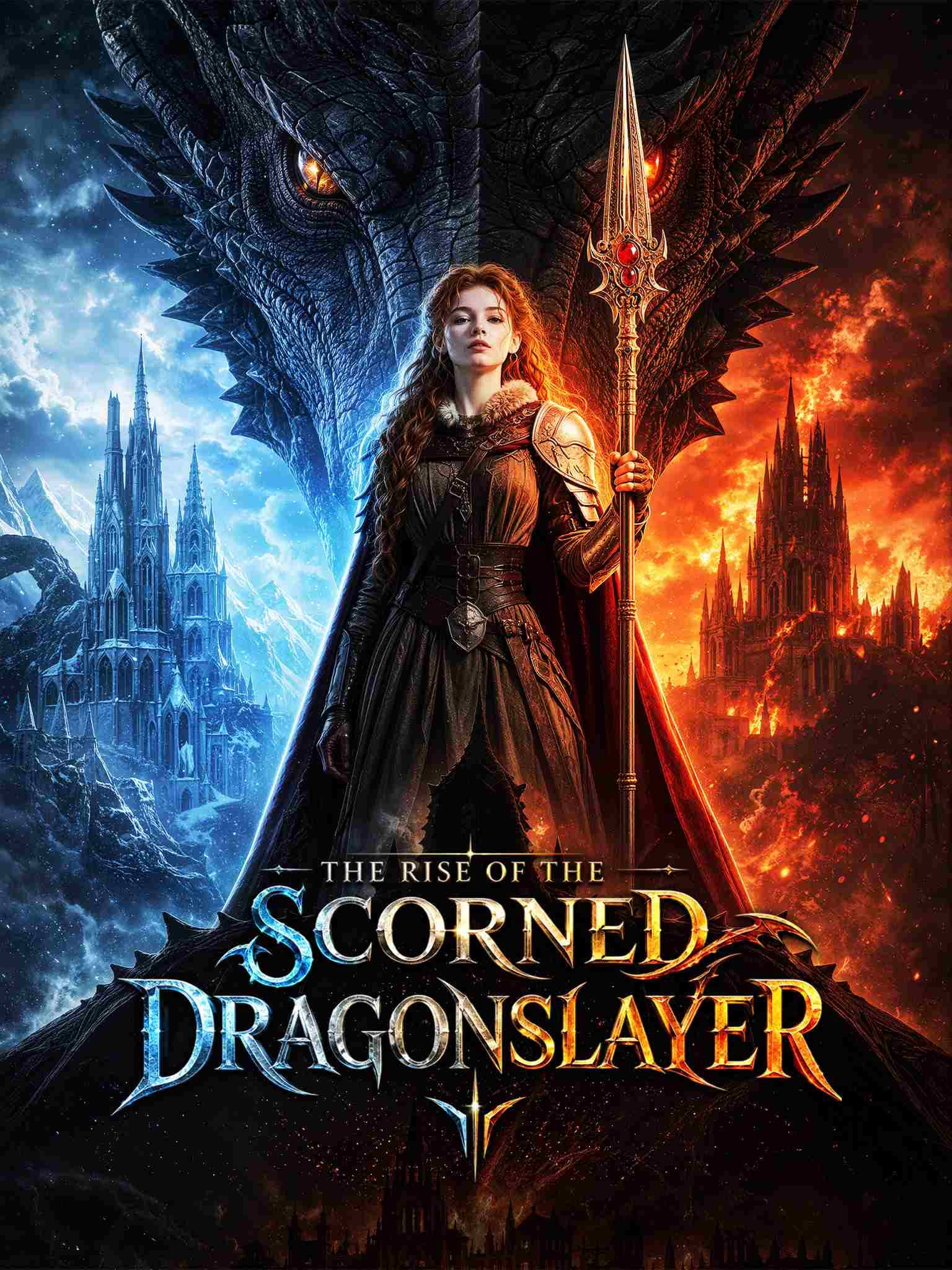 Official poster of The Rise of the Scorned Dragonslayer, as shown on Sereal+