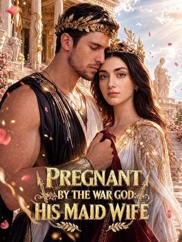 Official poster of Pregnant by the War God: His Maid Wife, as shown on DramaBox