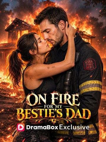 Official poster of On Fire For My Bestie's Dad, as shown on DramaBox
