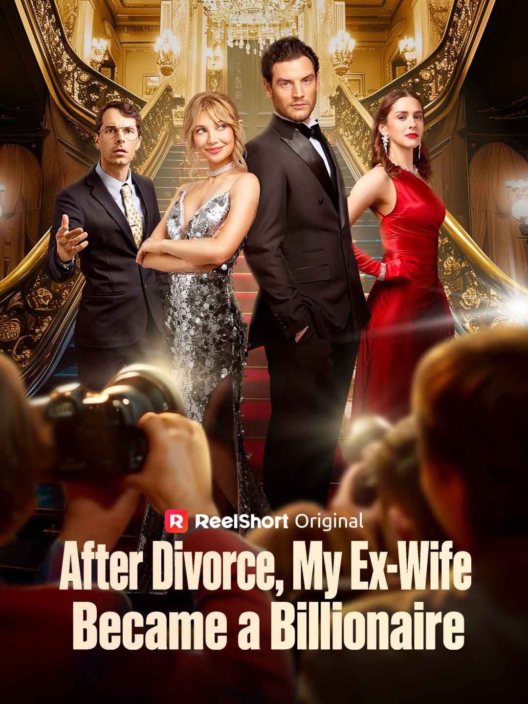 Official poster of After Divorce, My Ex-Wife Became a Billionaire, as shown on ReelShort