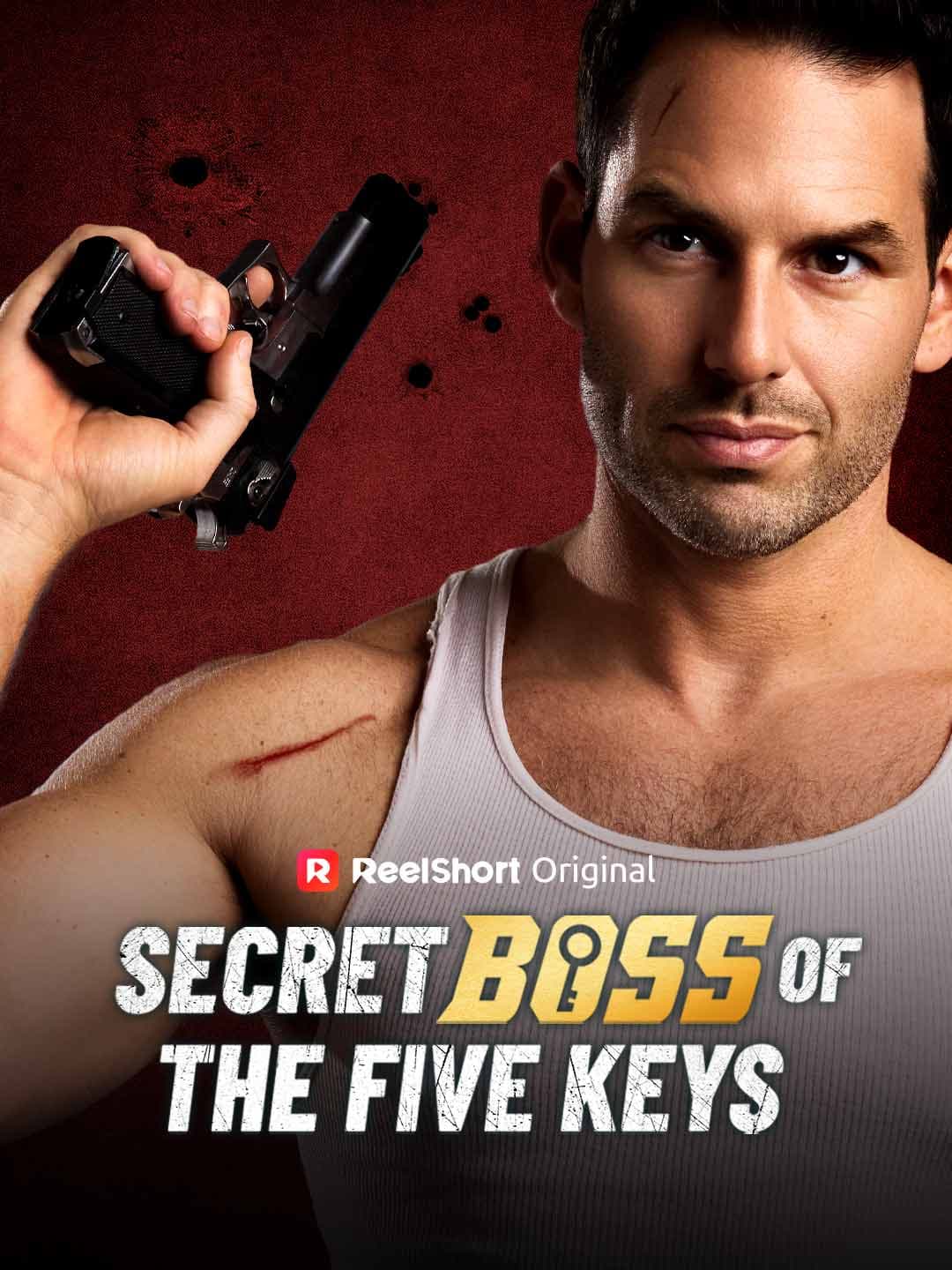 Official poster of Secret Boss of the Five Keys, as shown on ReelShort