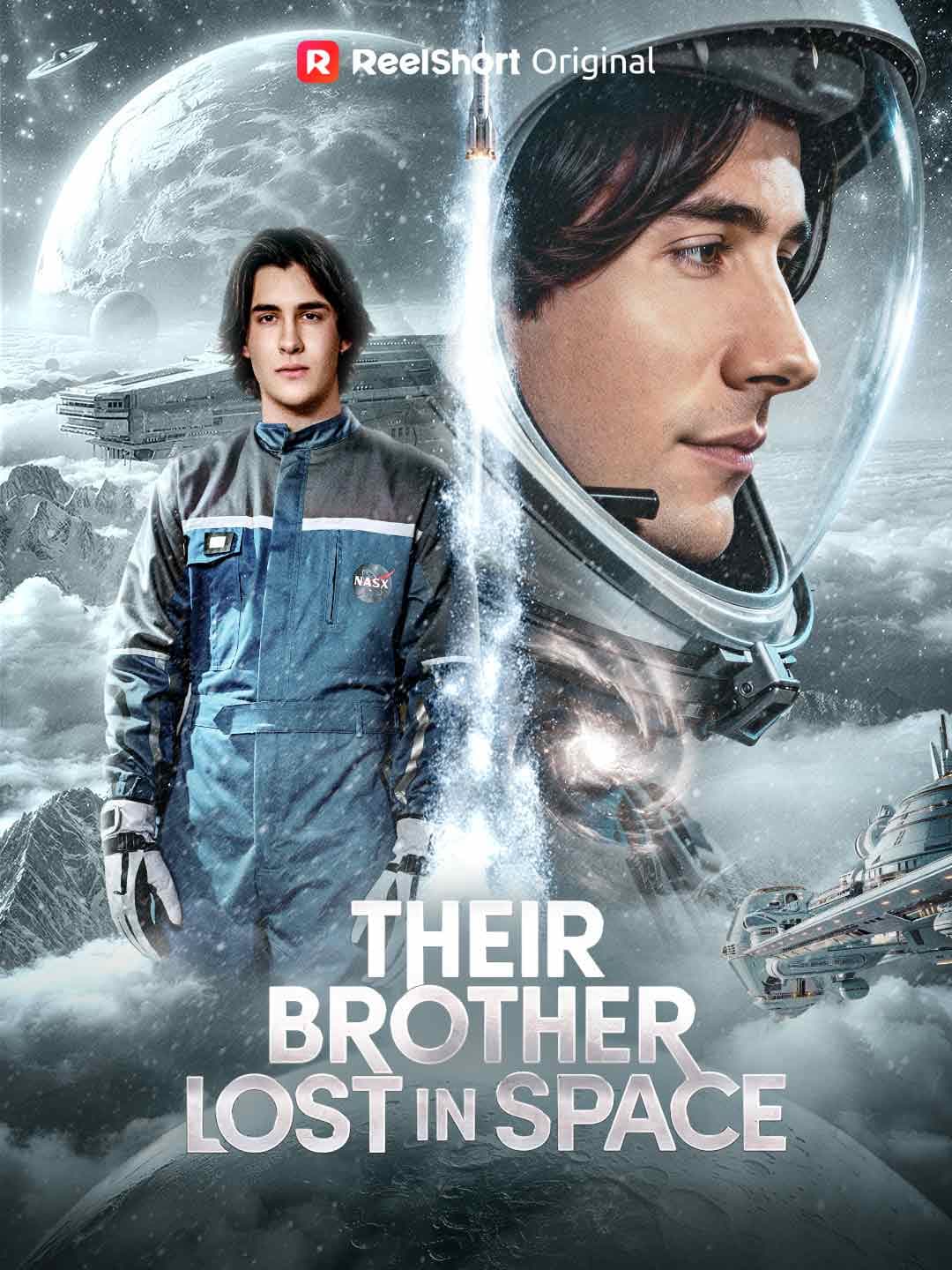 Official poster of Their Brother Lost in Space, as shown on ReelShort