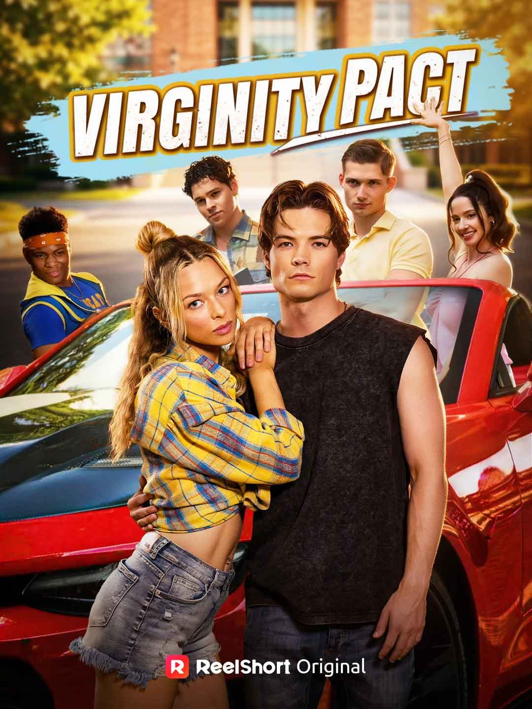 Official poster of Virginity Pact, as shown on ReelShort