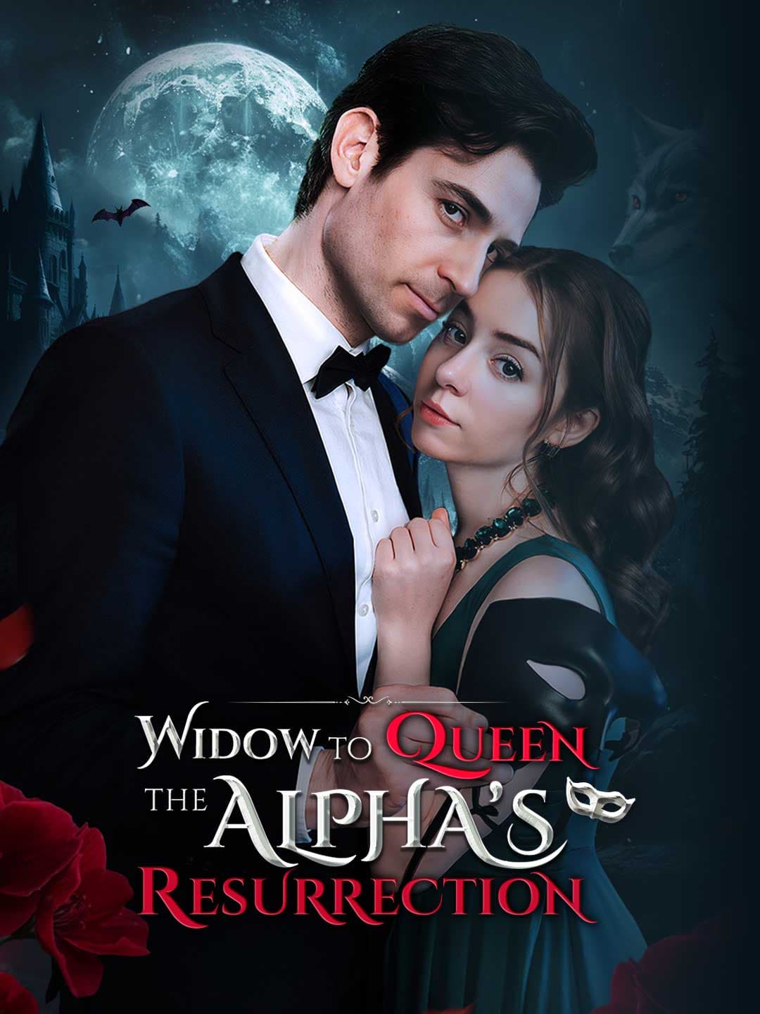 Official poster of Widow to Queen: The Alpha's Resurrection, as shown on ReelShort