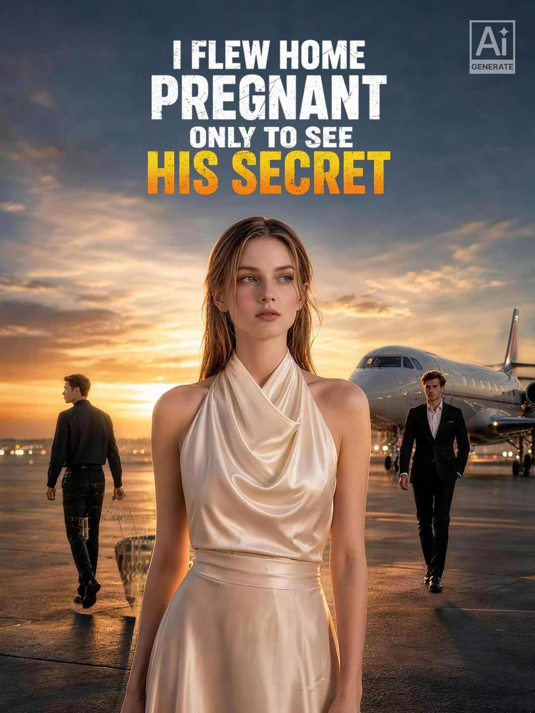 Official poster of I Flew Home Pregnant Only To See His Secret, as shown on ReelShort
