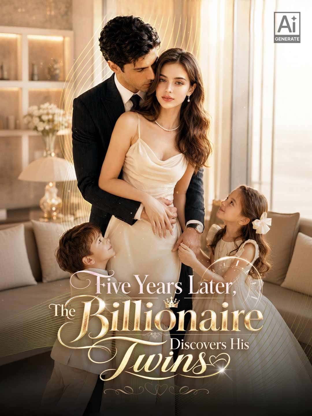 Poster of Five Years Later, The Billionaire Discovers His Twins