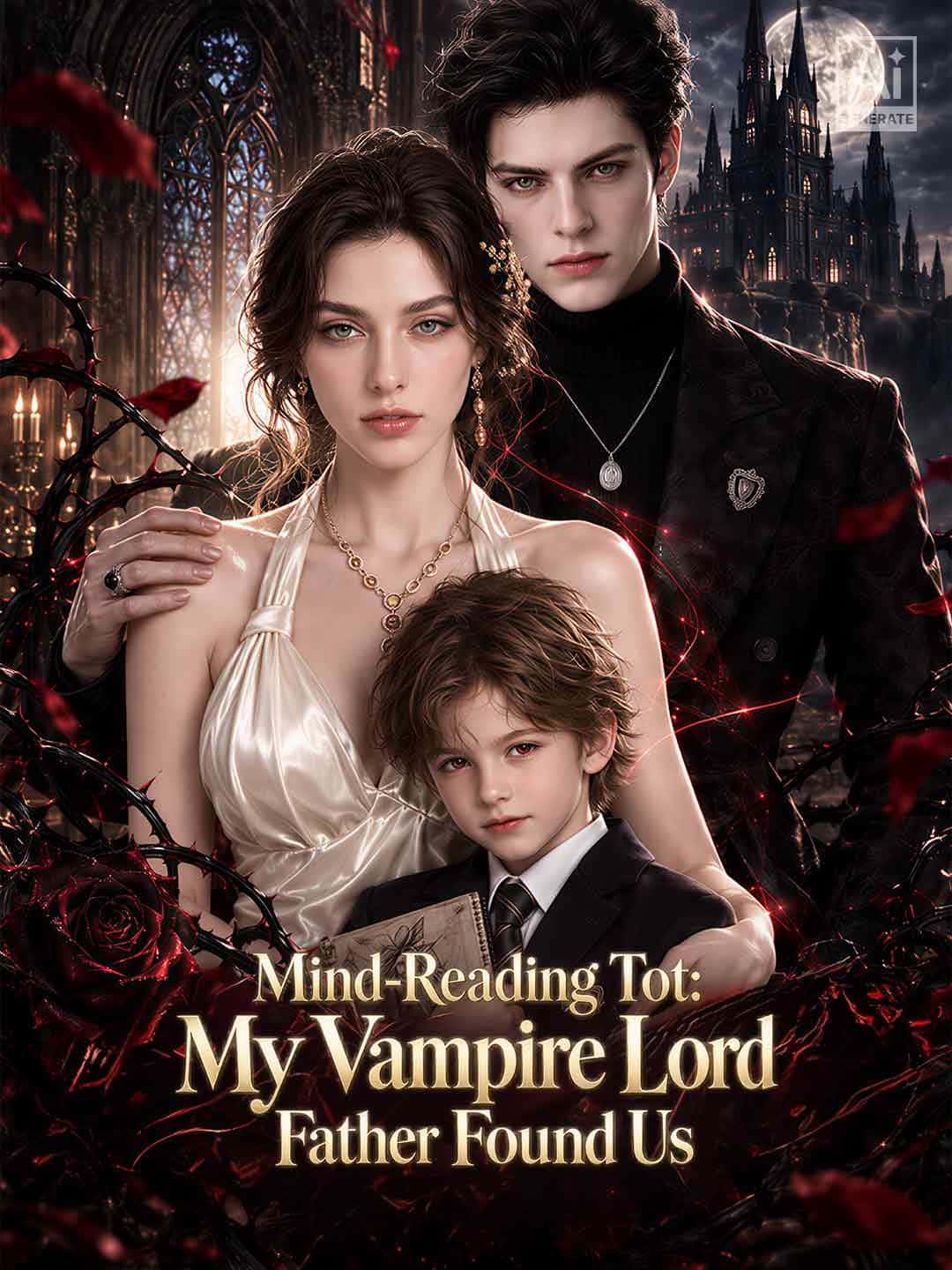 Poster of Mind‑Reading Tot: My Vampire Lord Father Found Us