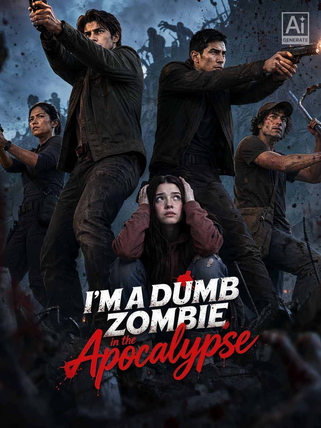 Poster of I'm a Dumb Zombie in the Apocalypse