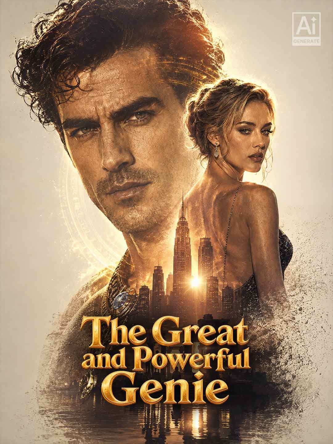 Official poster of The Great and Powerful Genie, as shown on ReelShort