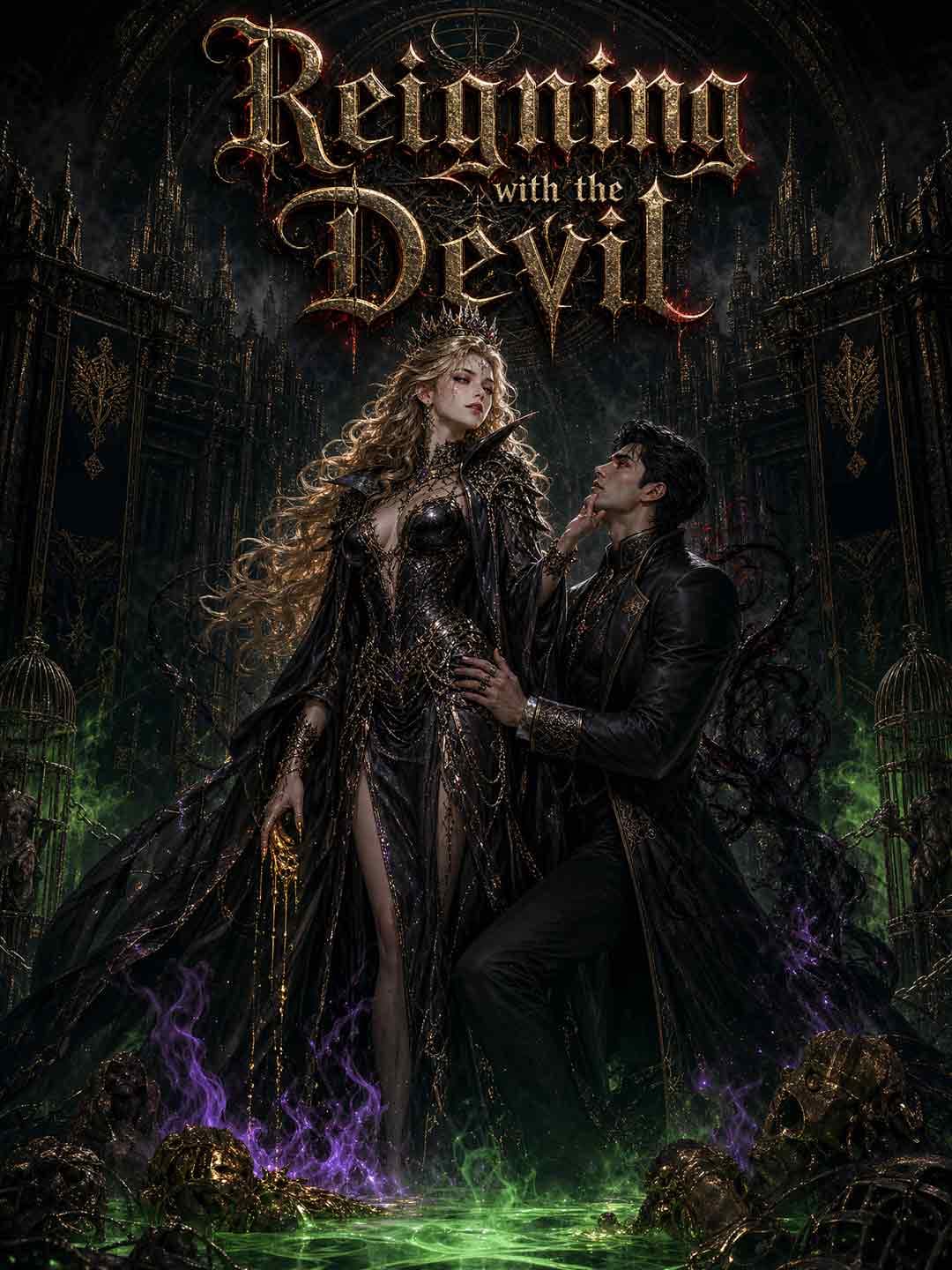 Official poster of Reigning with the Devil, as shown on ReelShort