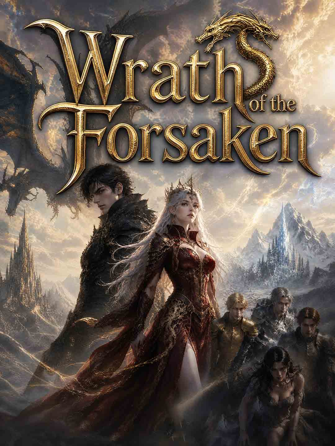 Official poster of Wrath of the Forsaken, as shown on ReelShort