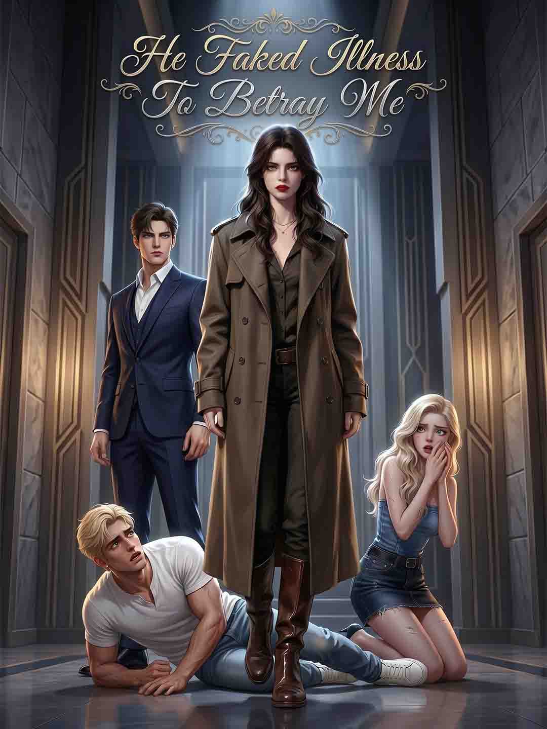 Official poster of He Faked Illness To Betray Me, as shown on ReelShort