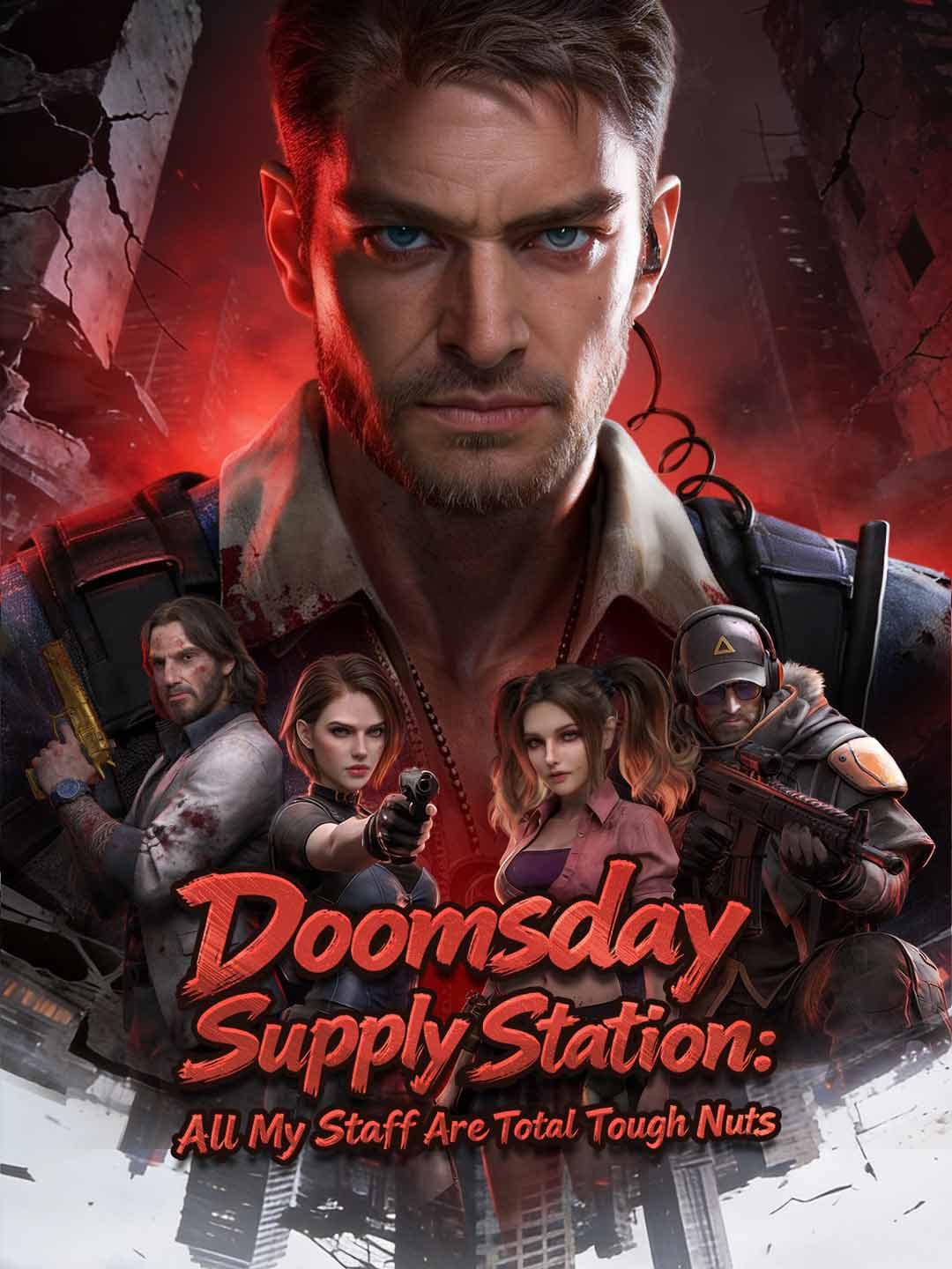 Official poster of Doomsday Supply Station: All My Staff Are Total Tough Nuts, as shown on ReelShort